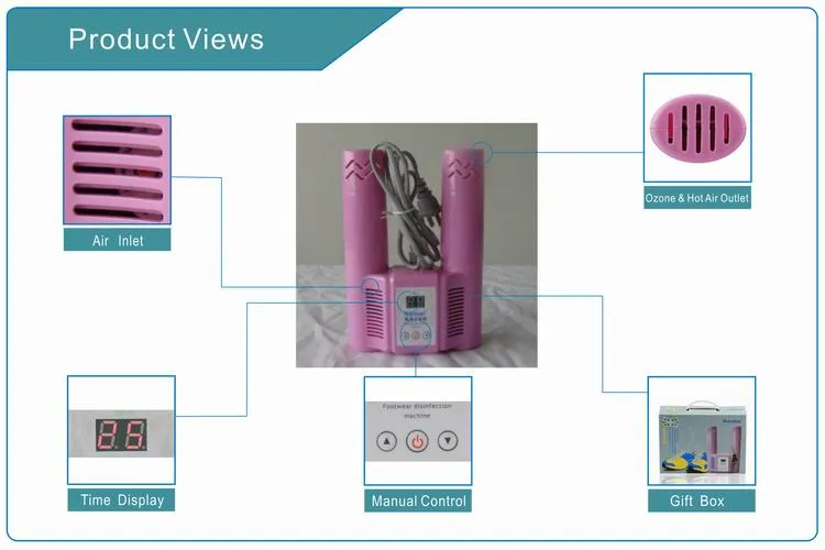 Portable Best Boot Shoes Dryer with Ozone Sterilization
