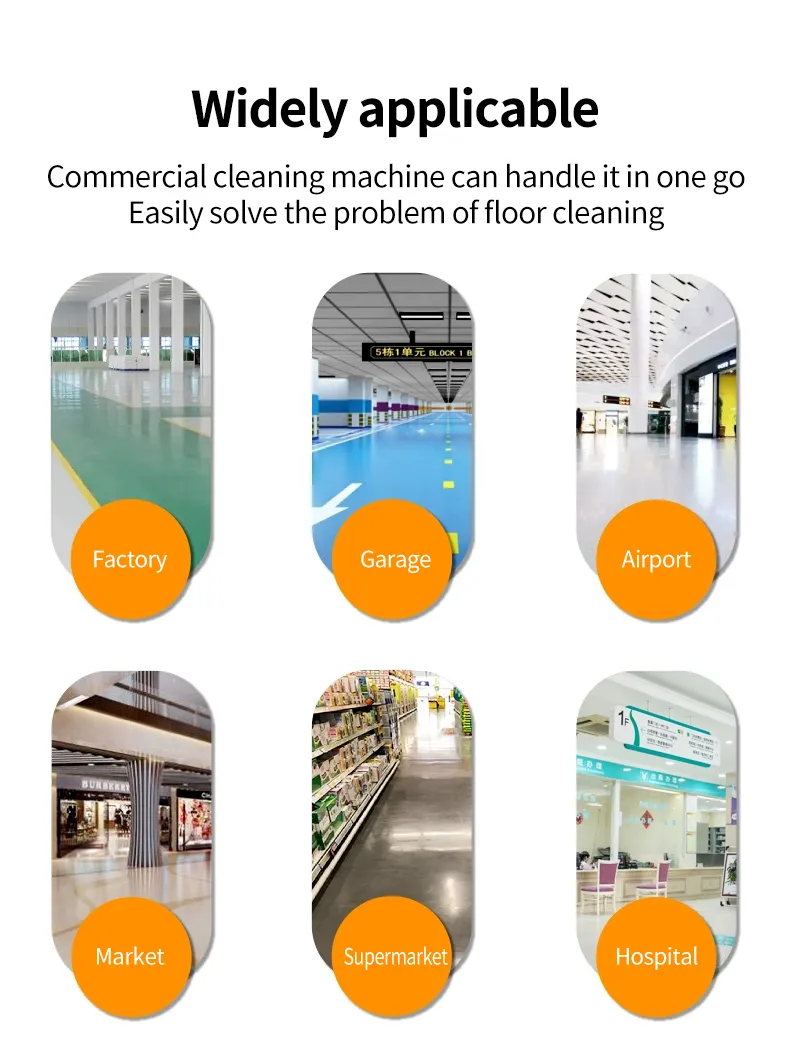 Auto Floor Sweeper Vacuum Cleaner Folding Machine Washer Floor Dryer Scrubber