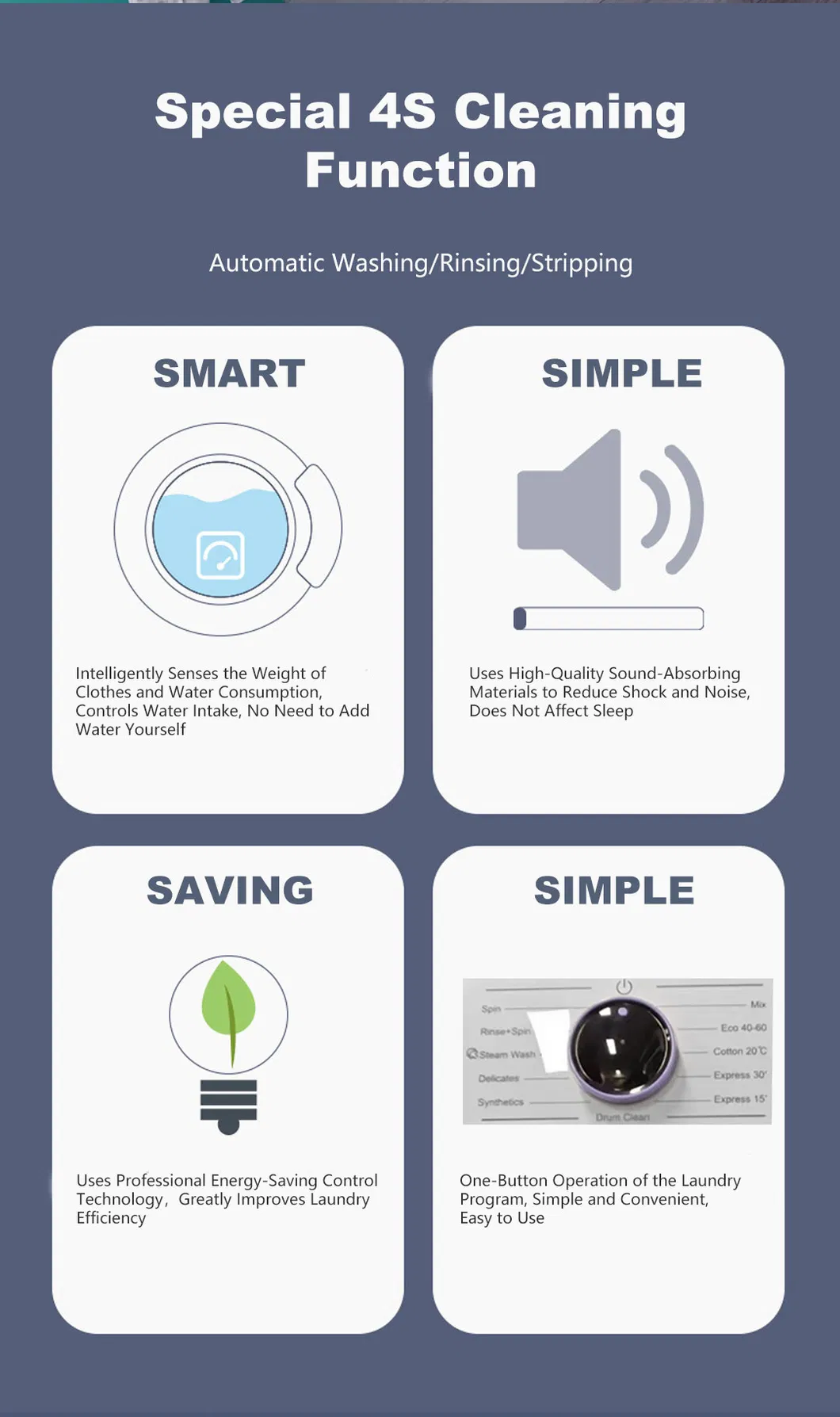 Top Quality Home Laundry Automatic Washing Front Loading Drum Washing Machine