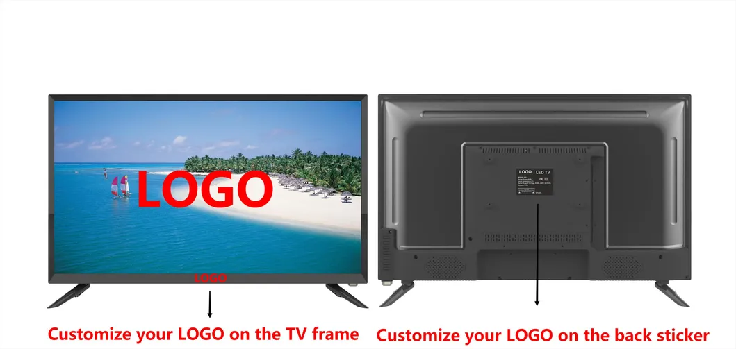 Video LCD LED Display TV 12V AC/DC TV with Low Electricity Consumption DVB T2 S2 Digital Satellite TV