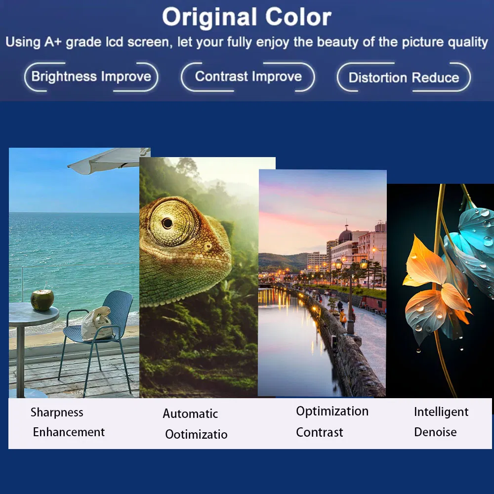 32-65 Inch Smart TV 4K Ultra HD LED Google Android TV WiFi Big Screen Television