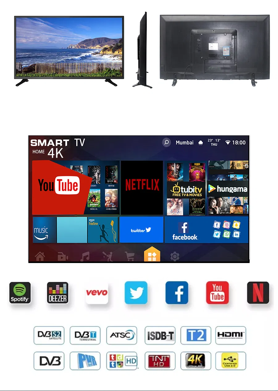 43 Inch Android TV Smart LED TV 32 Inch Television