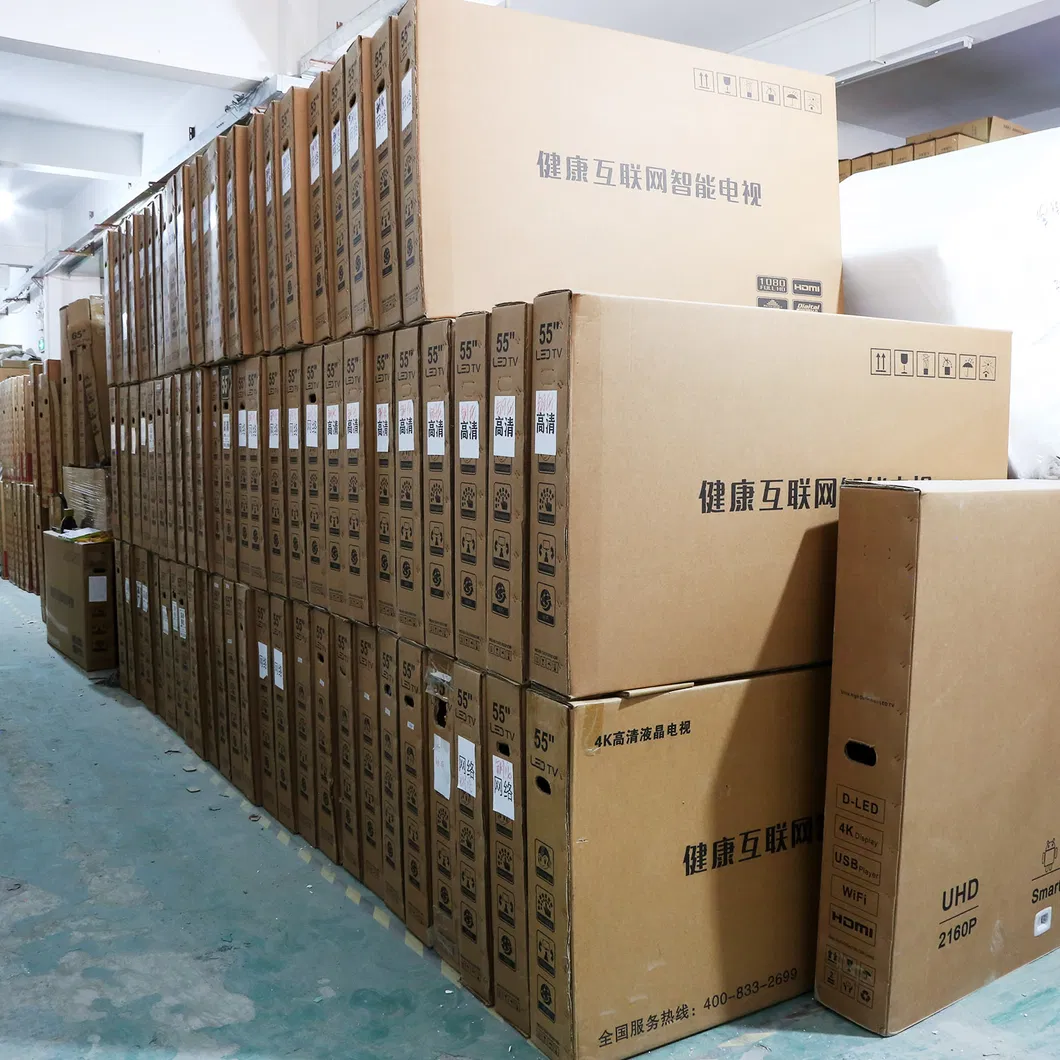 Customized Cheap Price 55 Inch Smart TV 4K HD FHD UHD Android 24 32 40 43 50 65 Inch LCD TV LED Frameless Television