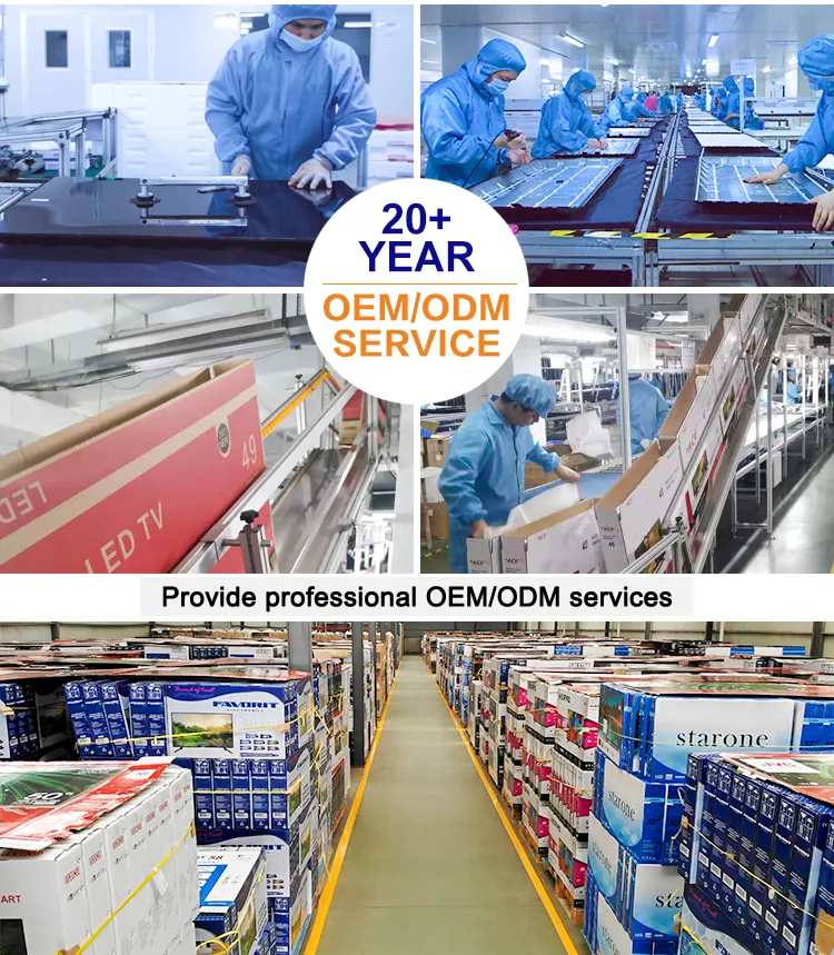 Television 32 43 50 55 65 75 85 100 Inch WiFi Android Smart TV 2K 4K LED