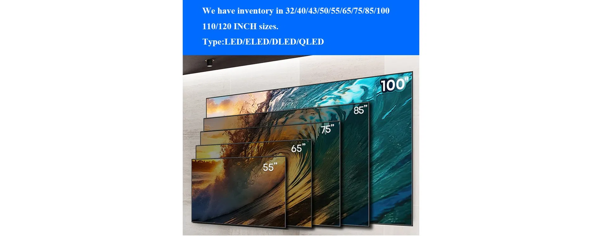 Ultra HD 120 Inch Customized LED Backlit Smart TV