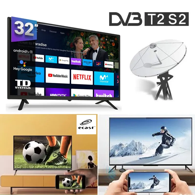 2005 New Manufacturer Television 55 65 75 85 98 32 Inch LED TV Android Smart TV