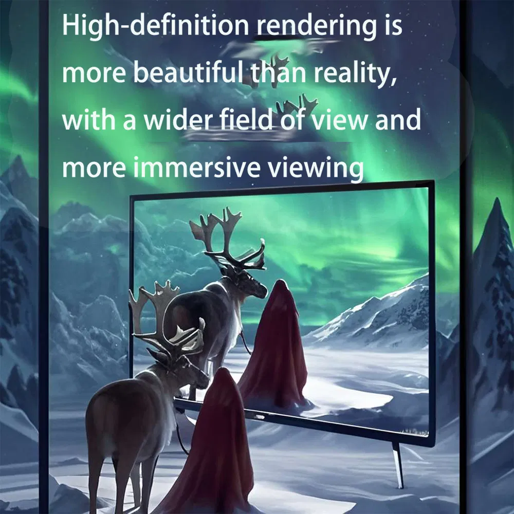 2025 New Large Panel Xxx Vidio LED Smart TV Android FHD 4K Customized DVB T2 S2 Digital Satellite Television