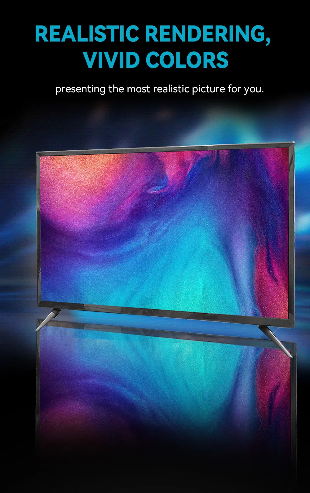 Solar 32 Inch LED Television Parts LCD Smart TV