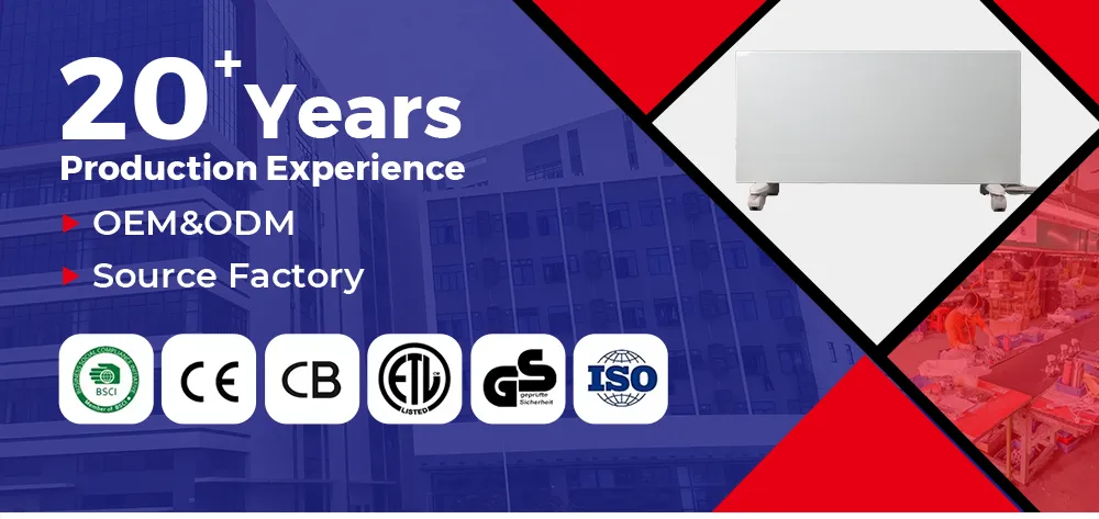 Wholesale Fast Heating Element Infrared Wall Panel Elegant Convector Electric Heater