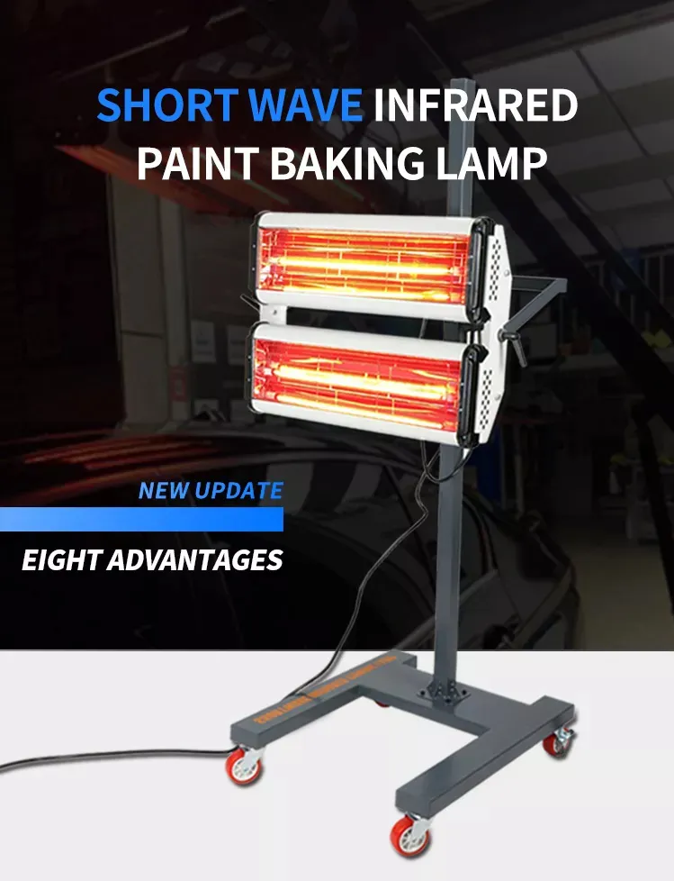 Electric Panel Infrared Heater Tower Heater 1800W Patio Space Heater Thermostat Heating Infrared Heater for Indoor Outdoor Heating