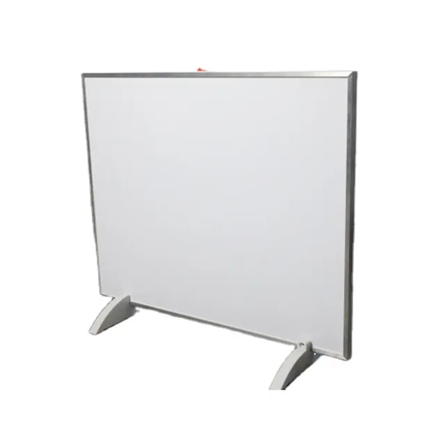 White Frameless Thermostat Electric Panel Carbon Crystal Infrared Heater