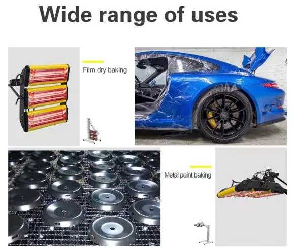 Infrared Patio Space Heater Tower Heater 1800W Indoor Outdoor Electric Panel Thermostat Heating Infrared Heater for Indoor Heating