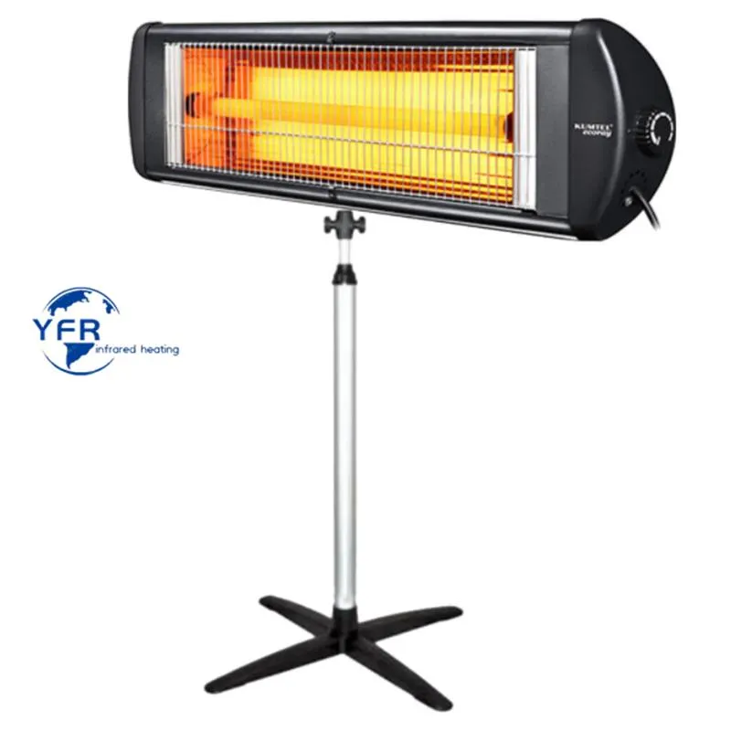 Infrared Patio Space Heater Tower Heater 1800W Indoor Outdoor Electric Panel Thermostat Heating Infrared Heater for Indoor Heating