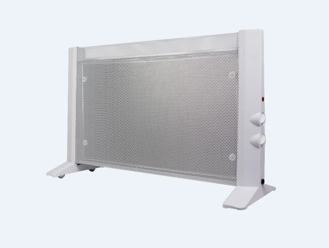 2000W Big Power Heater Rome Use Mica Panel Heater with Castor Wheel