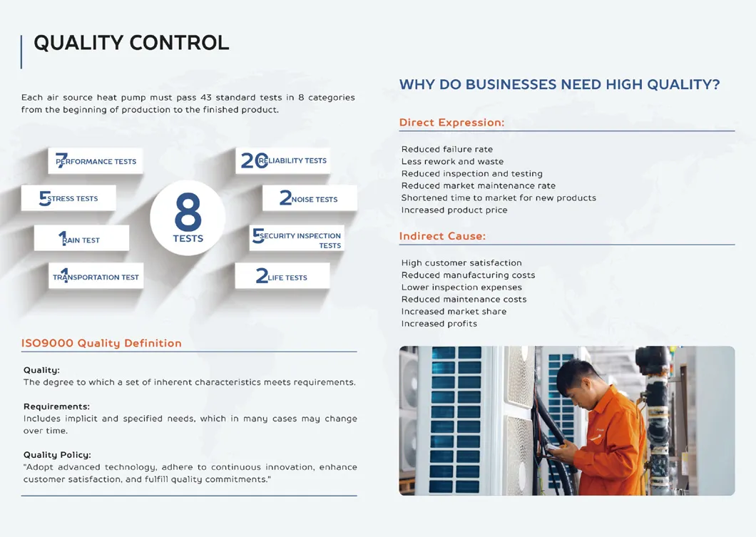 10kw Water Heaters Air Energy for Solar panel