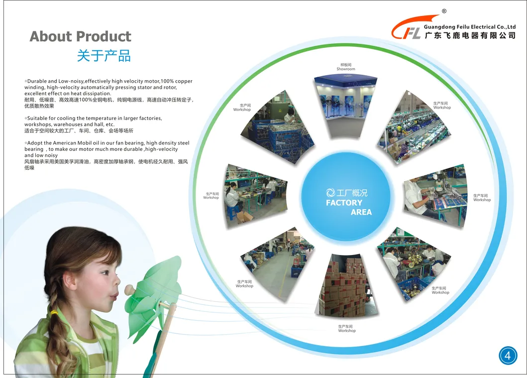 Big Power Pedestal Fan Industrial Fans