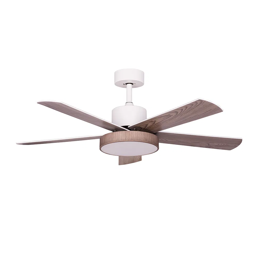 Luxury Modern AC DC 48 Inch 56 Inch Antique Wooden Decorative Ceiling Fan LED Warehouse Outdoor Ceiling Fans with Light and Remote Control for Home