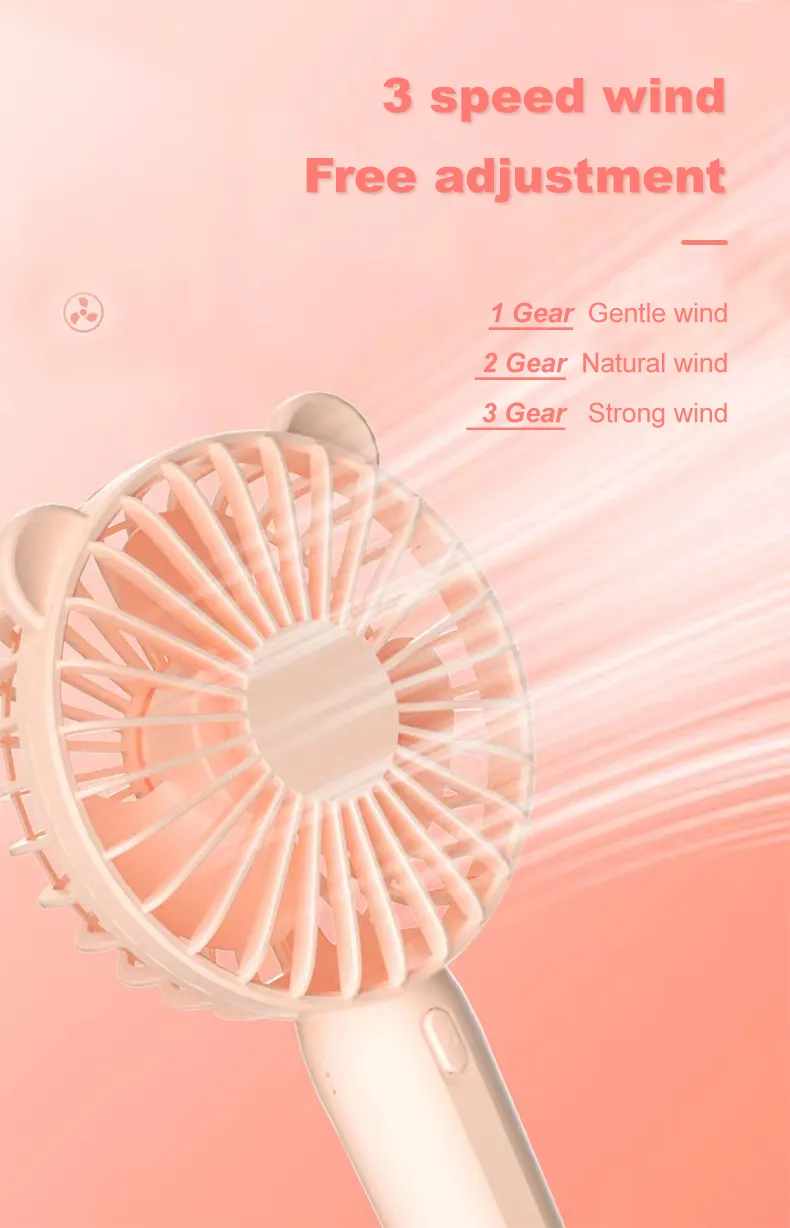 Factory Wholesale Cooling Rechargeable Table Electric USB Portable Mini Handheld Fan