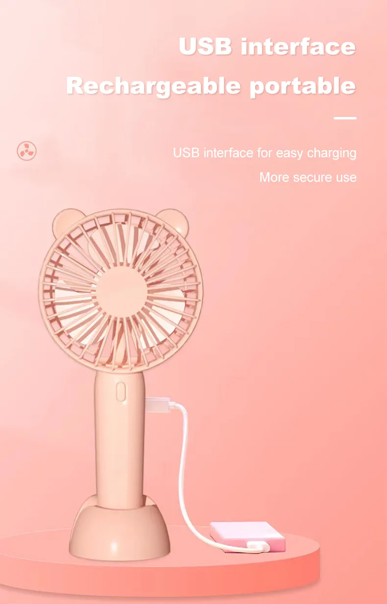 Factory Wholesale Cooling Rechargeable Table Electric USB Portable Mini Handheld Fan