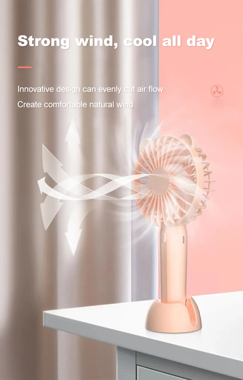 Factory Wholesale Cooling Rechargeable Table Electric USB Portable Mini Handheld Fan