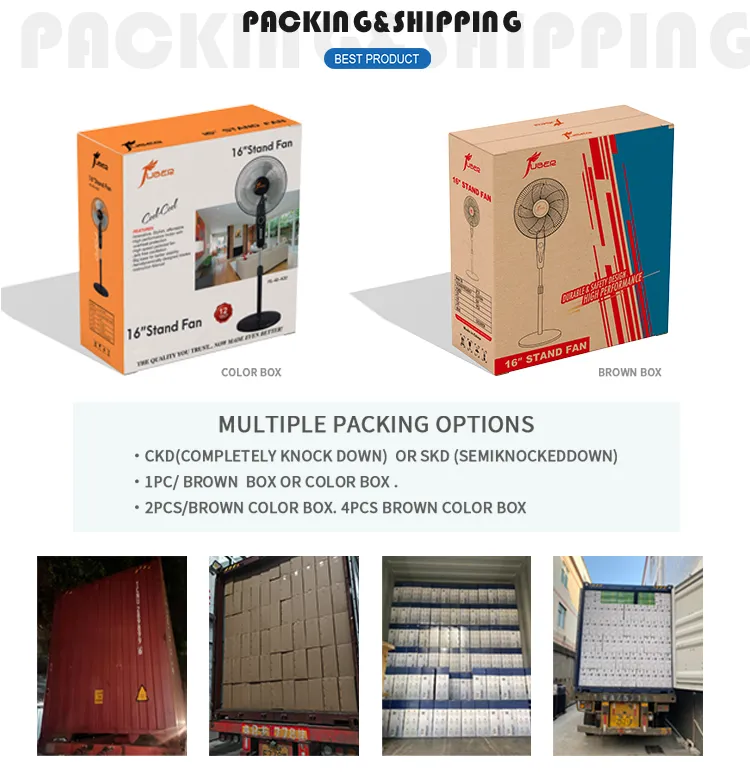 New Design 16 18 Inch Low Price Air Cooler Stand Fan with Round Base