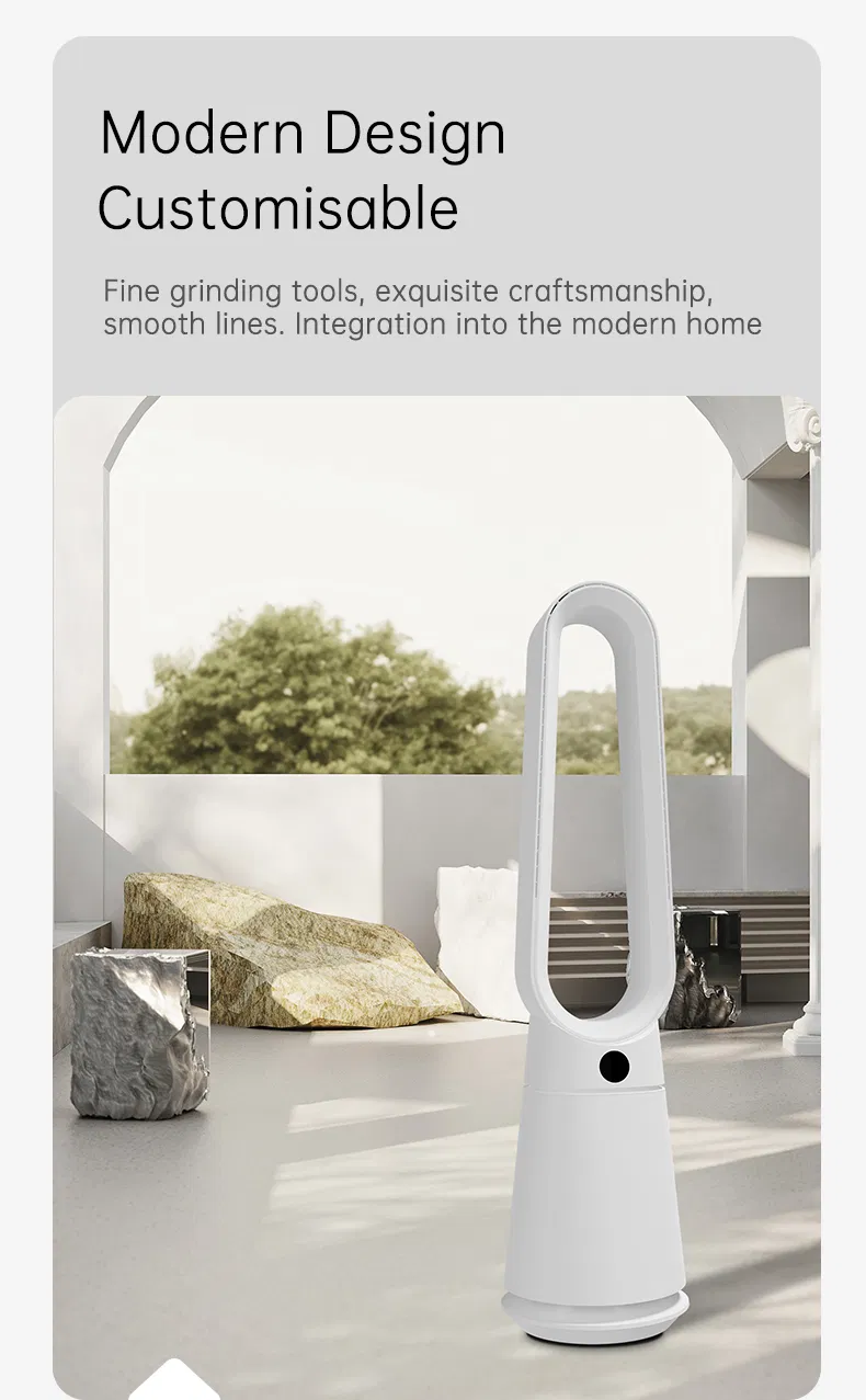 OEM ODM Bladeless Air Purifier Fan 41 Inch Air Circulation Invisible Fan Blade Tower Fan for Household