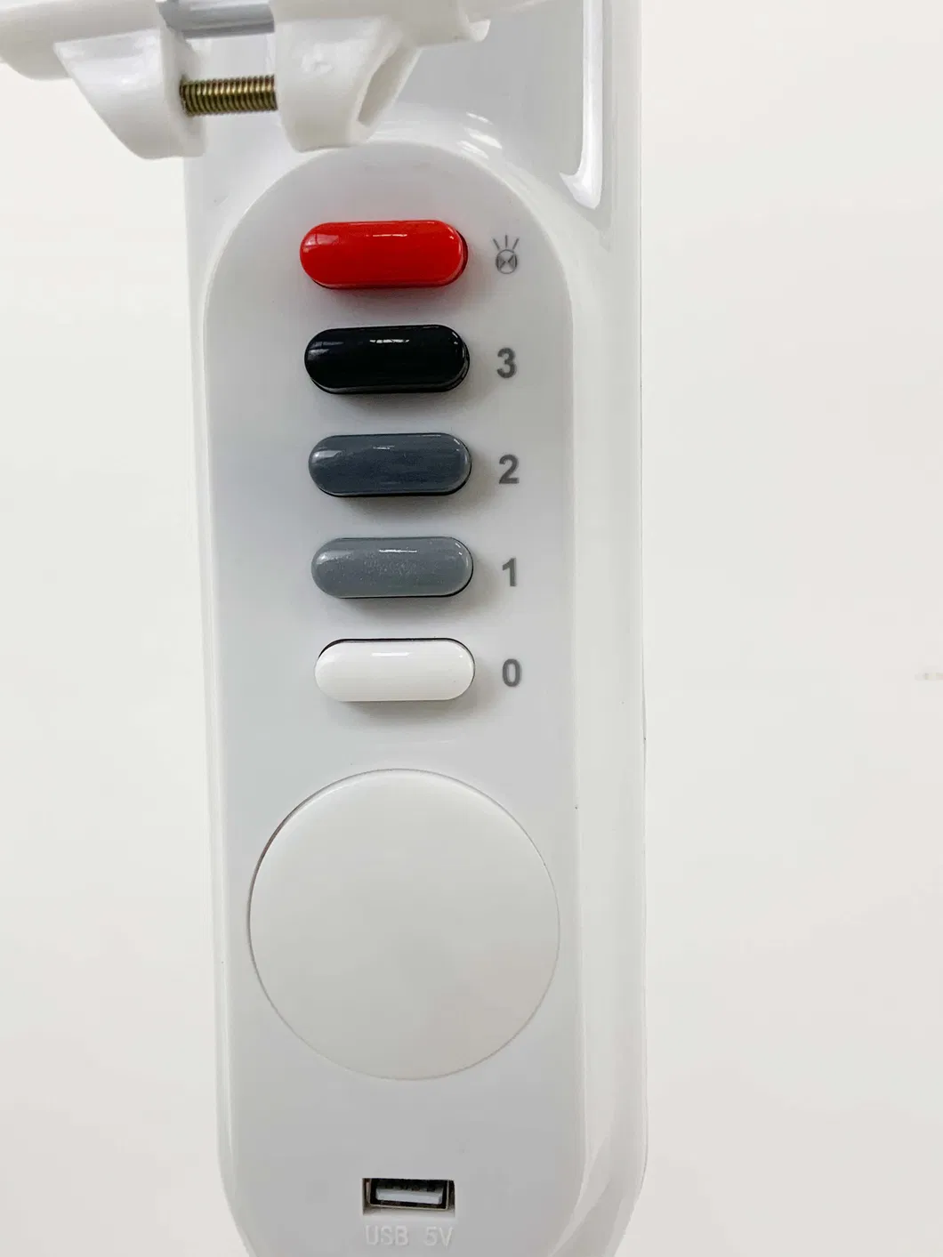 16-Inch Rechargeable LED Stand Fan Multifunction Solar Panel Electric Power Outdoor Use