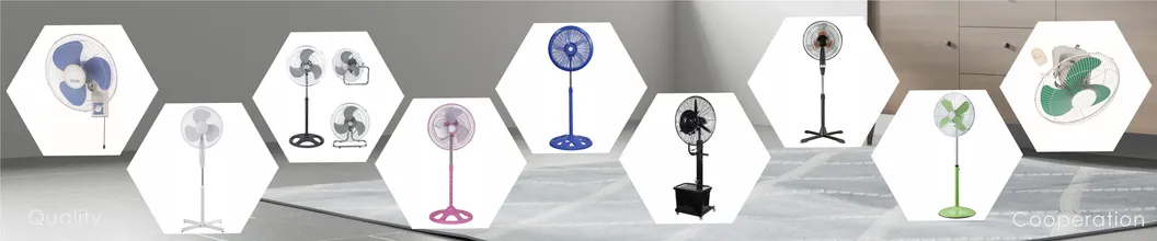 16 Inch Europe Stand Fan with Cross Base Pedestal Fan