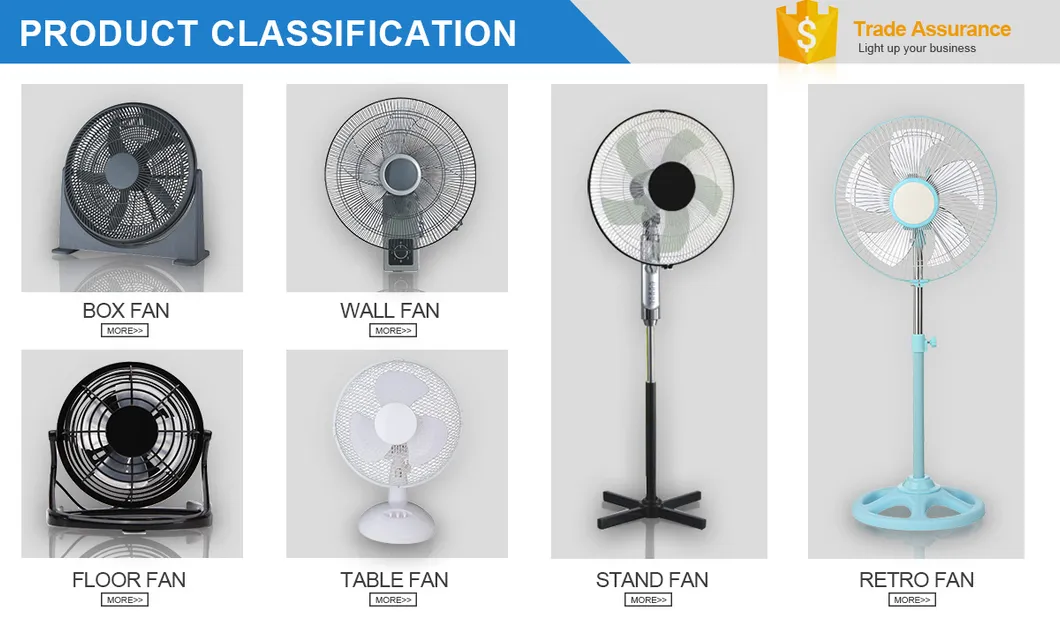 White Cross Base 16" Electric Stand Fan Floor Fan