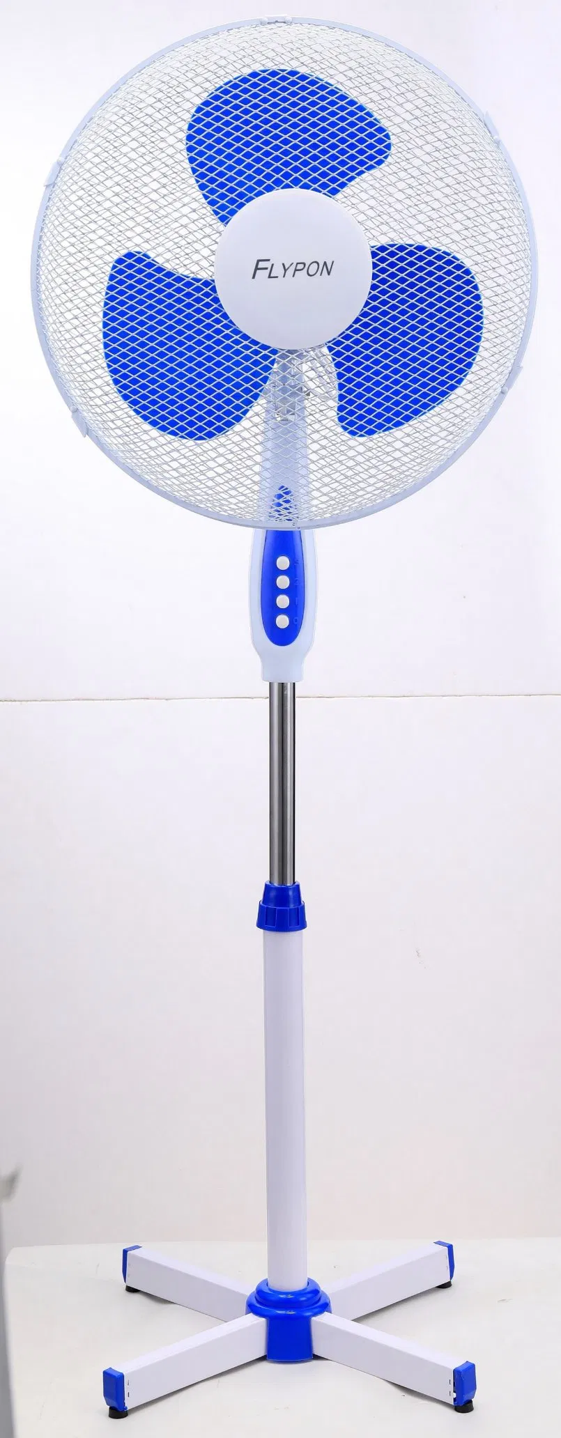 White Cross Base 16" Electric Stand Fan Floor Fan