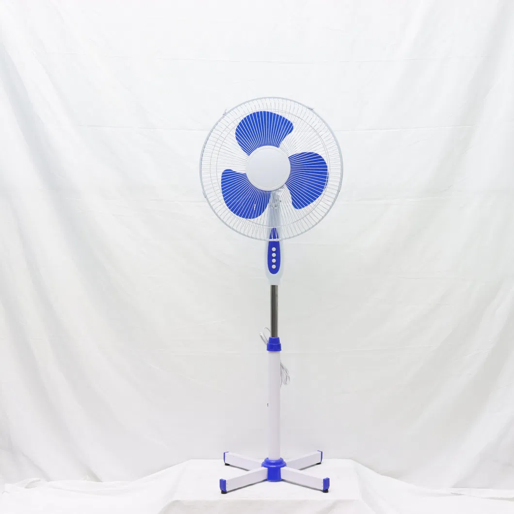 Lightweight 16inch Electric Pedestal Stand Fan Featuring X-Cross