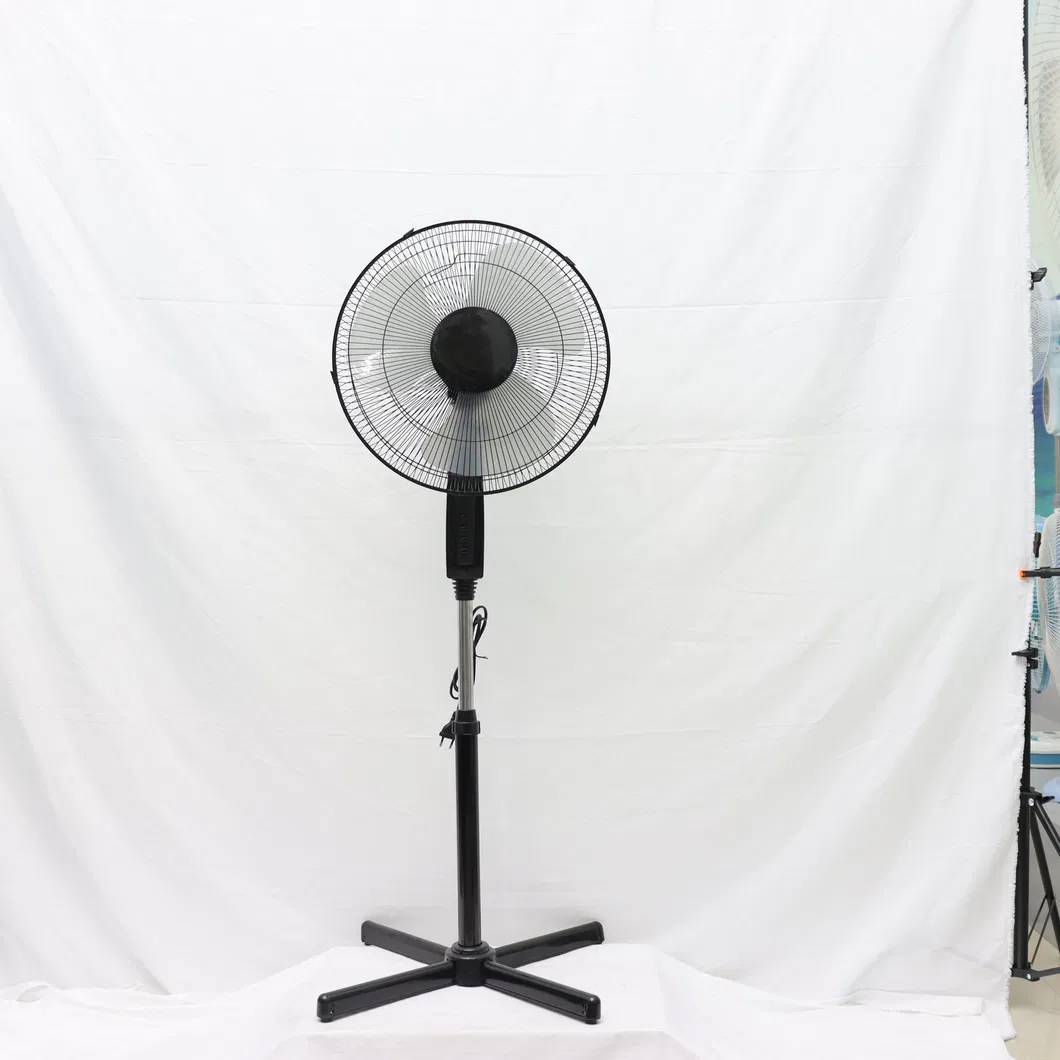 Lightweight 16inch Electric Pedestal Stand Fan Featuring X-Cross