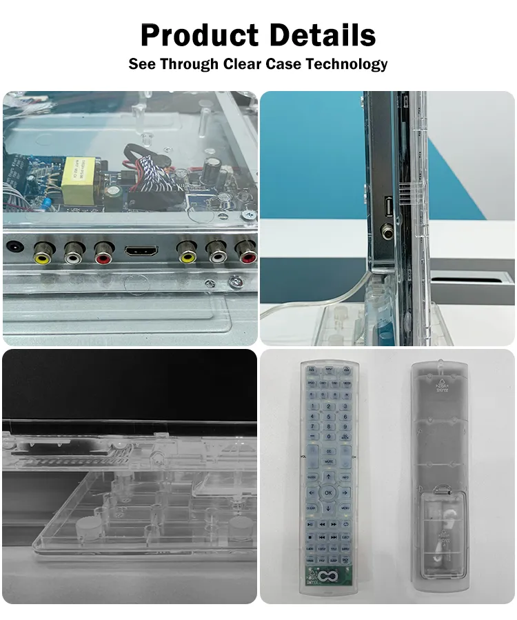 Vtex Transparent Prison TV 4K Smart TV OEM ODM TV OLED LCD LED Smart TV 21.5 22 Pollici Polegadas Clear Transparent Televisions