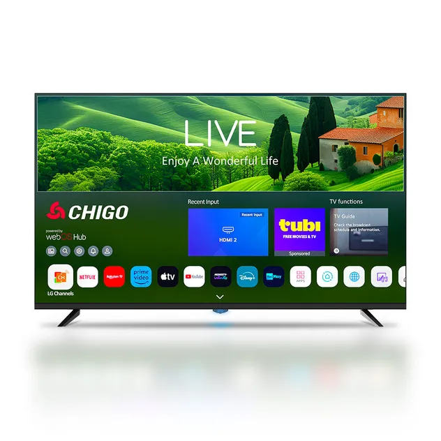 Modern Televisores Inteligentes Console Live LED LCD OLED Qled Google Polegad 55 65 75 85 90 100 110 120 Inch 4K Stand Pulgada Smart TV Display Television