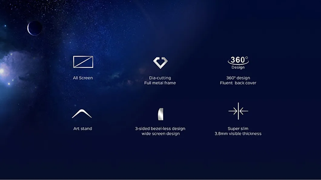 OEM 55 Inch 4K Television Ross Gold Metal Smart Flat Screen LCD TV Smart LED TV