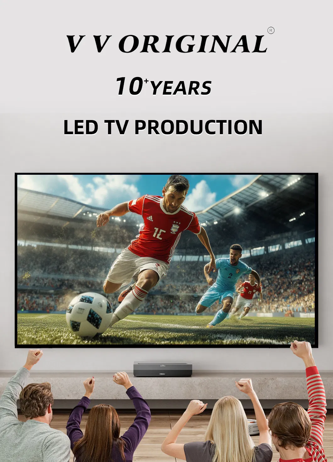 2025 Highest Configuration Factory Wholesale 32 43 50 55 65 75 Inch 4K Smart TV for Screen Tempered Glass Large Screen Television Smart Voice Ultra Thin Flat TV