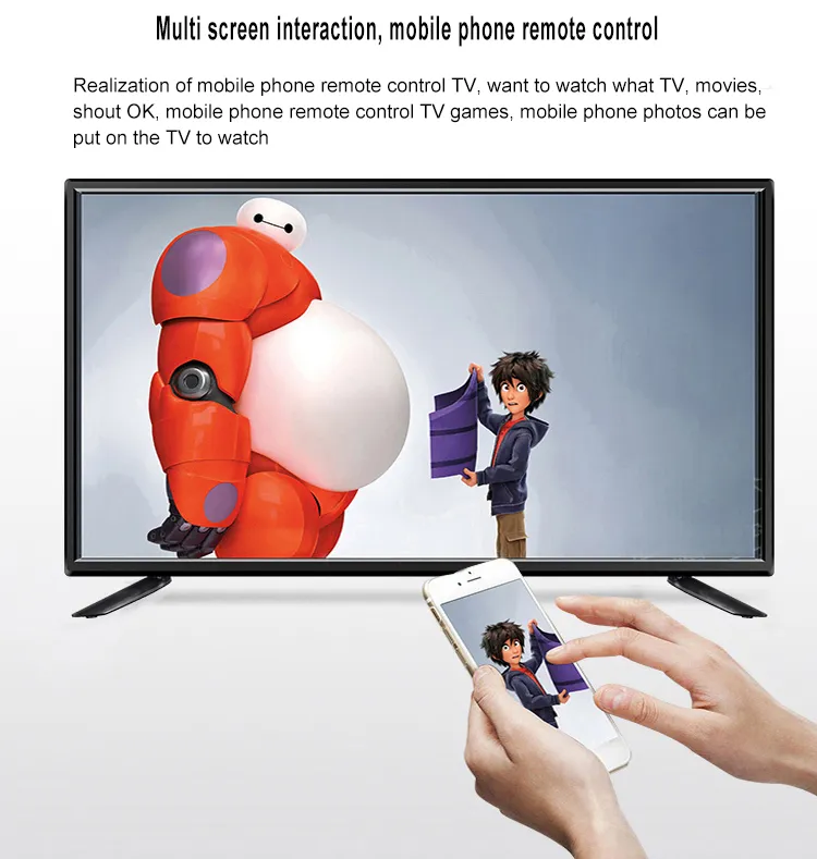 Smart Flat Screen Television 50 55 60 65 85 100 Inch OLED TV and Smart TV 4K UHD Television