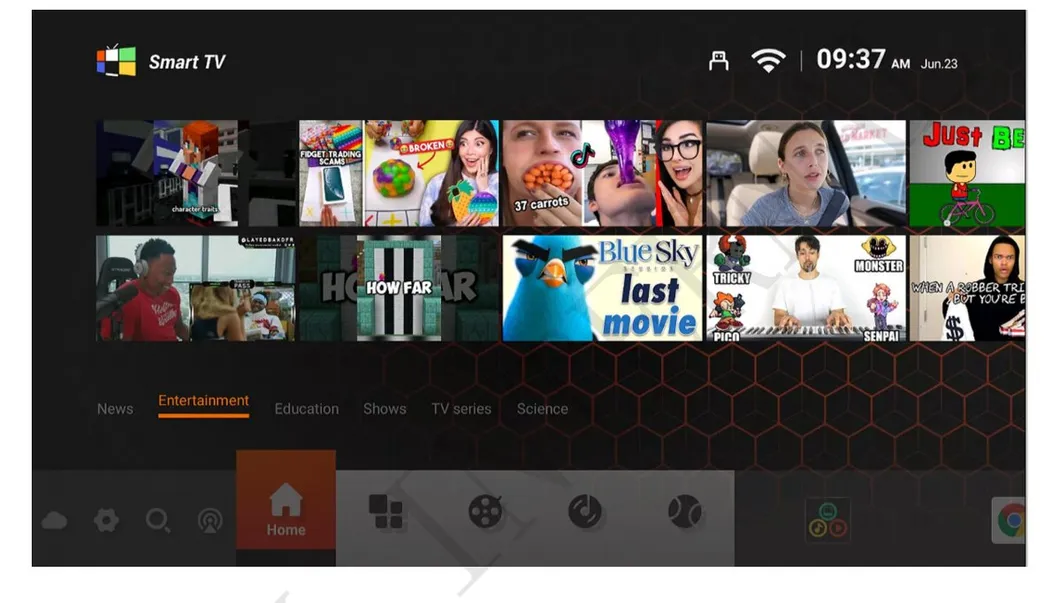 Smart TV OLED Qled 4K Television Curved Screen Factory Price 85''