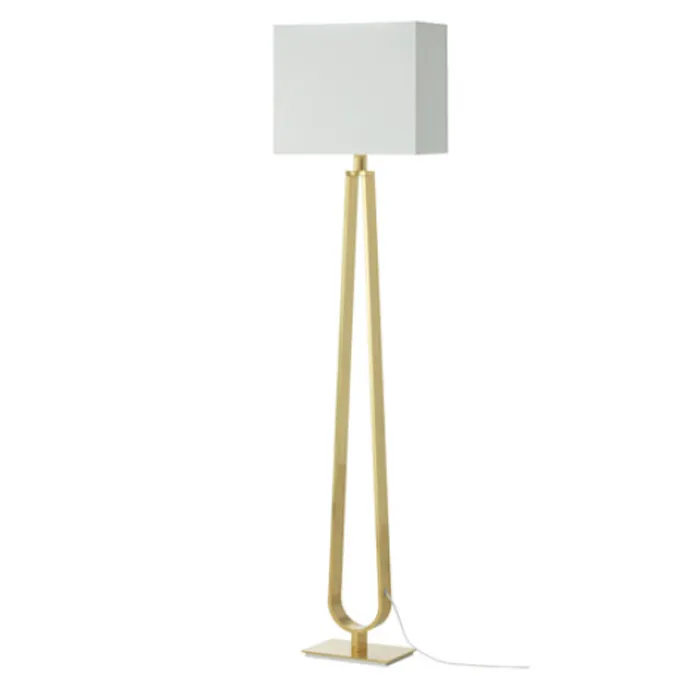Modern Fabric Bedside Standing Floor Lamp for Hotel Bedroom Living Room