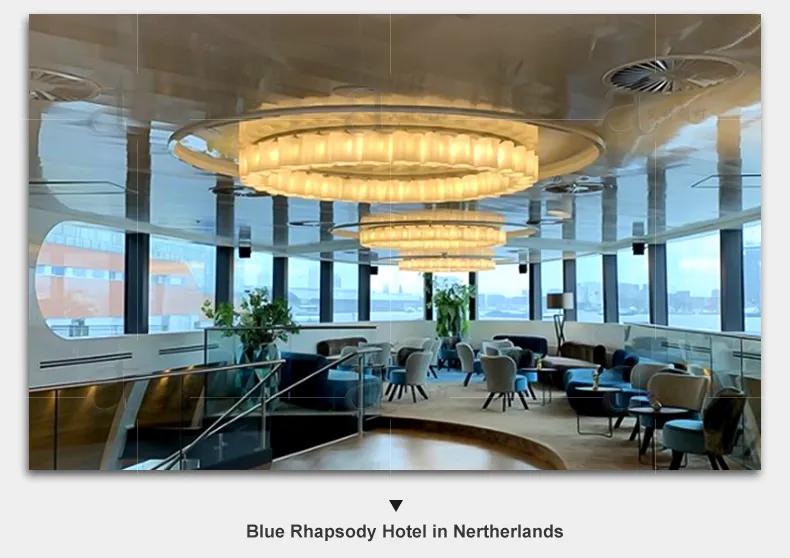 Living Room Sofa Cognac Glass Floor Light LED Lamp for Hotel Bedroom