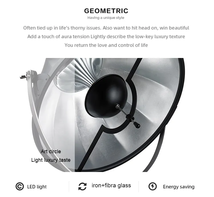 Modern Floor Light Outside Black LED Floor Lamp for Home Bedside Living