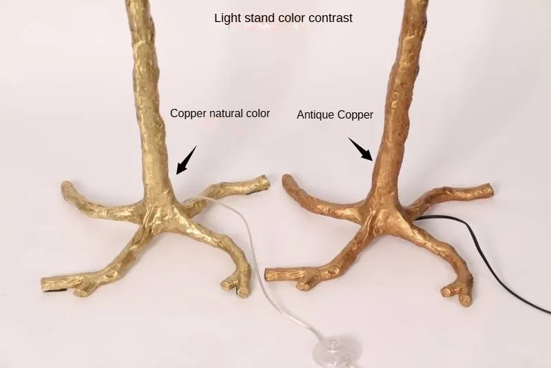 Nordic LED Colourful Ostrich Feather Palm Tree Floor Lamp for Living Room Home Modern Floor Light (ZY-YM01)