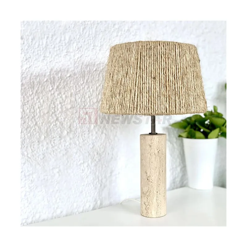 Modern Decoration Onyx Desk Table Floor Lamp Travertine Lamp Marble