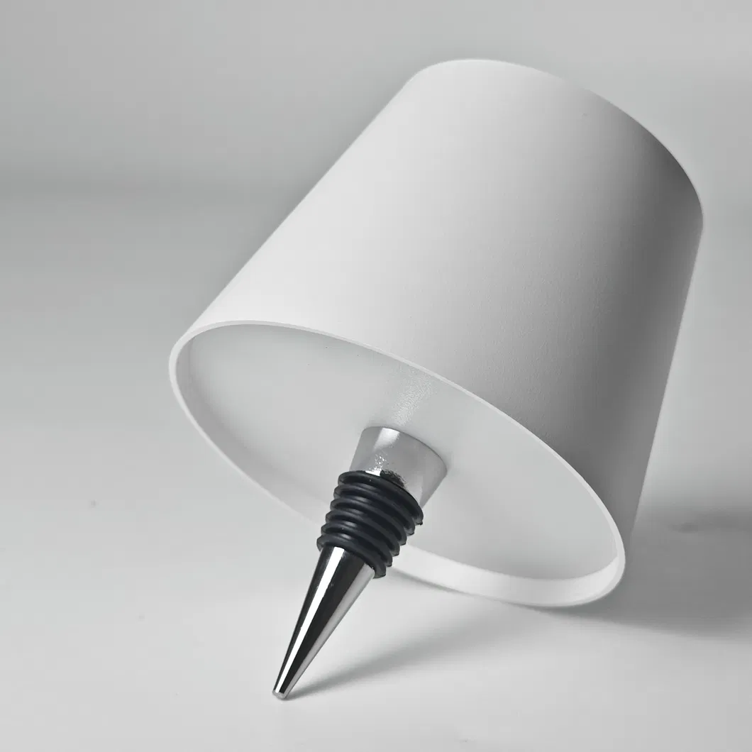 Modern Rechargeable LED Wine Bottle Lighting for Tabletop Bar Ambiance