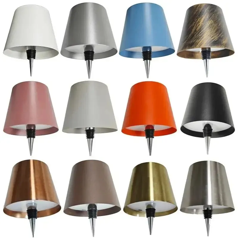 Modern Rechargeable LED Wine Bottle Lighting for Tabletop Bar Ambiance