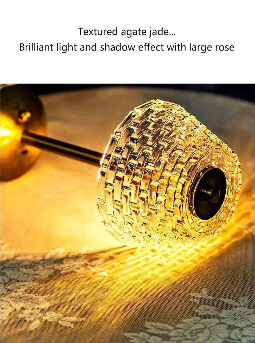 Cordless Table Lamp Rechargeable Touch LED Luxury Large Dable Lamps for Living Room LED Night Light