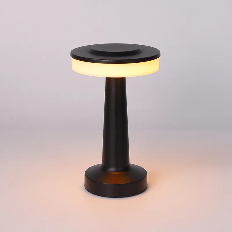 Rechargeable Retro Touch LED Table Lamp Small Coffee Desk Decorative Lamp Dining Bar Outdoor Use Night Light (SH8013-E)