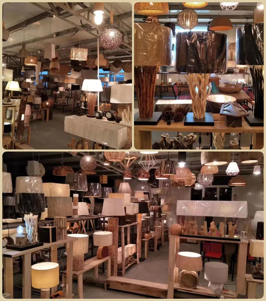 Creative Tree Hole Unique Wooden Table Lamp Desk Lamp Light for Home Restaurant Bar