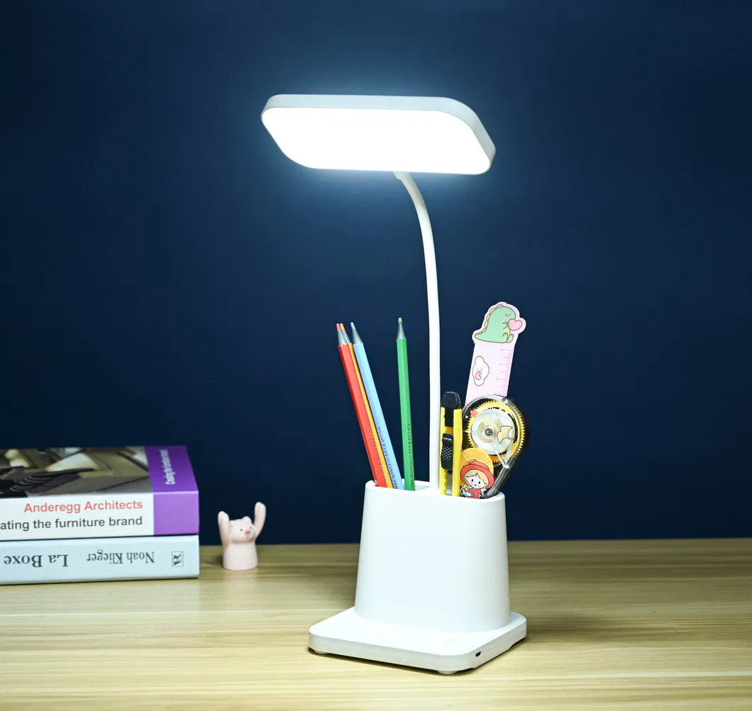 Stylish Touch Control Modern Charging Table Lamp in Picture Perfect Color Palette