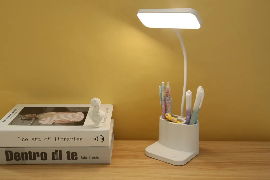 Stylish Touch Control Modern Charging Table Lamp in Picture Perfect Color Palette